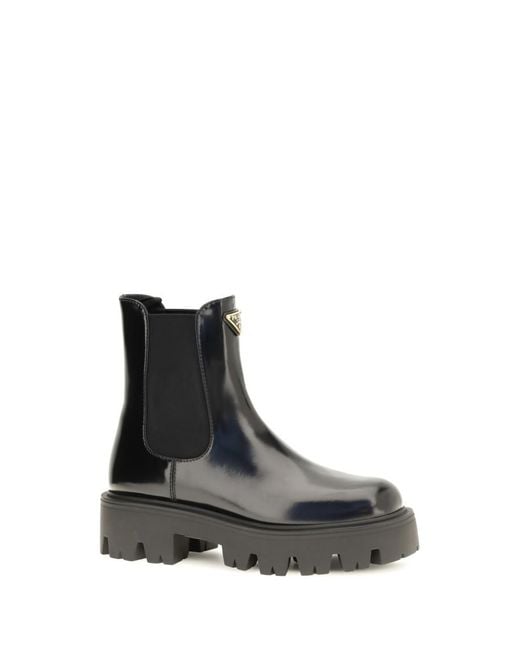 Prada Black Stride Boots