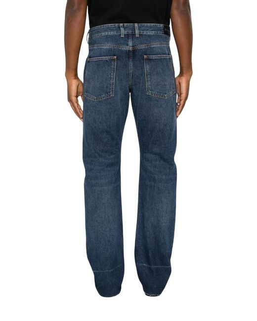 Givenchy Blue Solid Regular Jeans for men