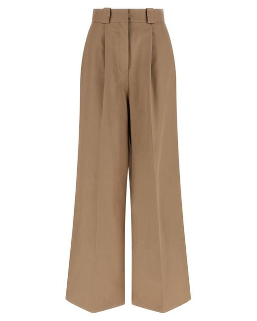 Balenciaga Natural Regular Flat Front Pant
