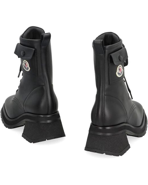 Moncler Black Solid Gigi Boots
