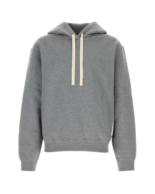 Jil Sander Gray Solid Regular Hoodie for men