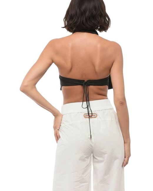 DSquared² Black Halter Neck Top