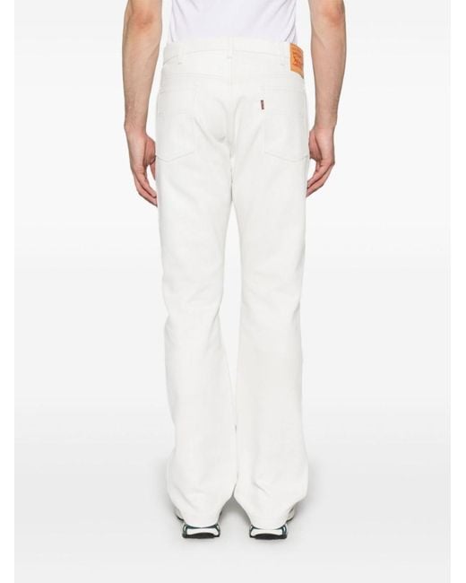 Junya Watanabe White Straight-Fit Denim Jeans for men