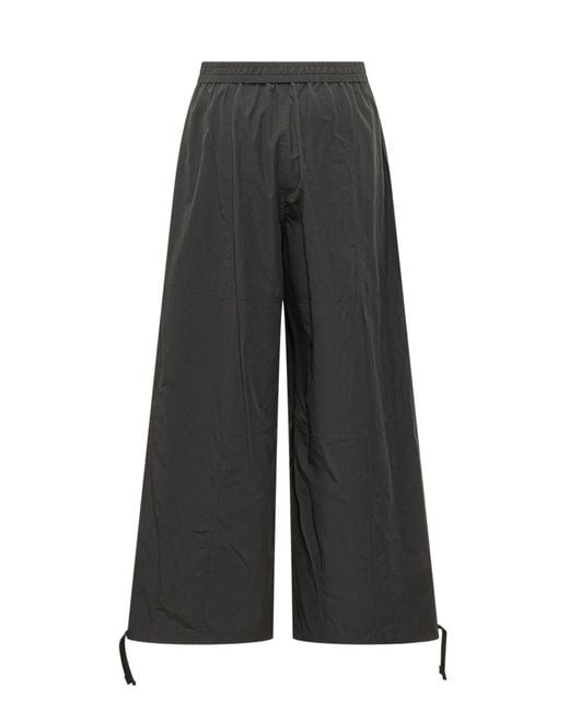 KENZO Black Relaxed Drawstring Pants