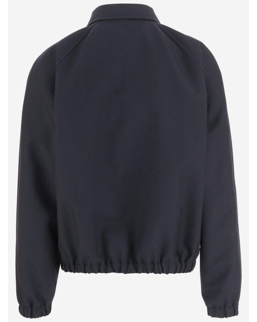 Valentino Blue Logo Jacket for men
