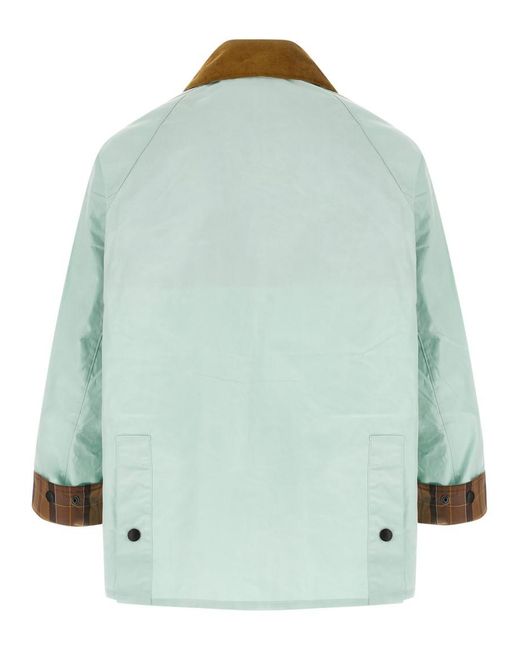 Barbour Green Solid Jacket for men