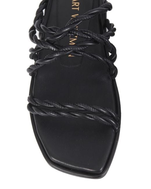 Stuart Weitzman White Open Toe Sandals