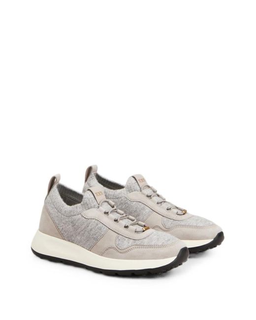 Tod's White Logo Sneakers