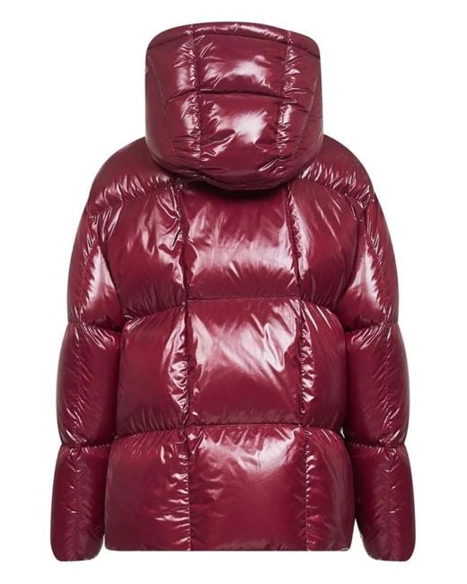 Moncler Red Bordeaux Puffer Jacket