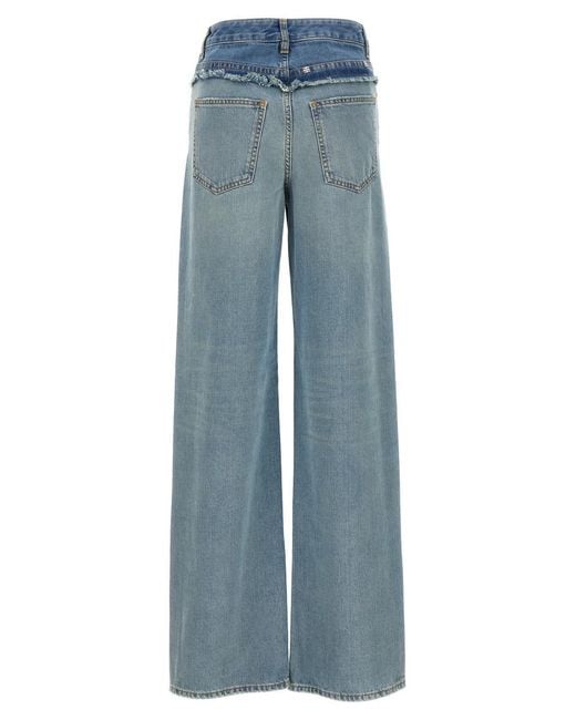 Givenchy Blue Baggy Jeans