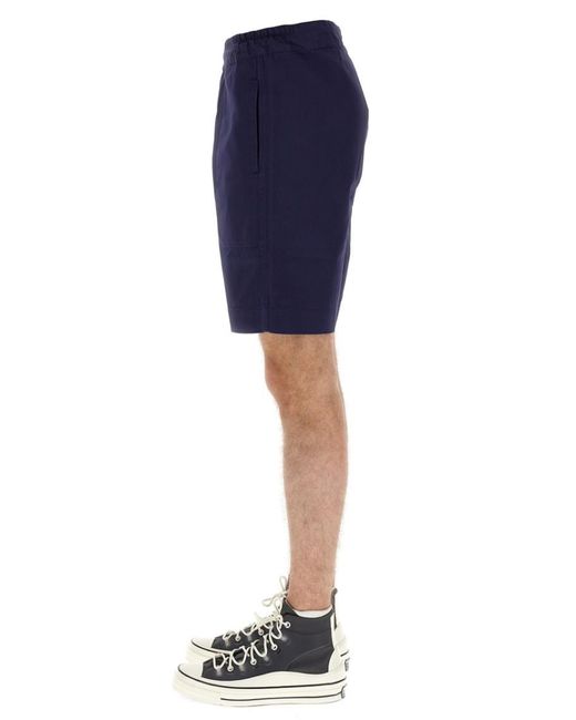 Umbro Blue Solid Shorts for men