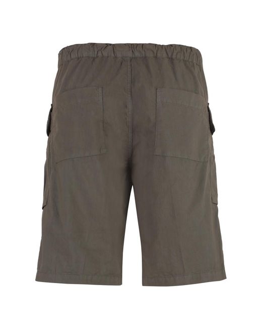 Aspesi Gray Solid Shorts for men