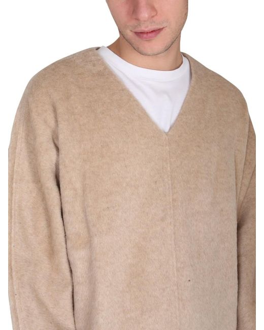Séfr Natural V Neck Sweaters for men