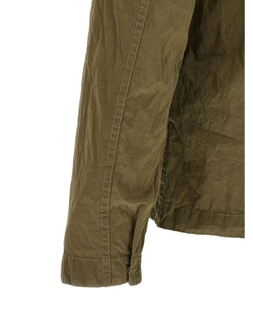 Stone Island Green Regular Overshirt for men