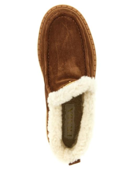 Prada Brown Suede Ankle Boots