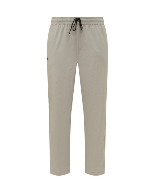 K-Way Gray Straight Drawstring Pants for men