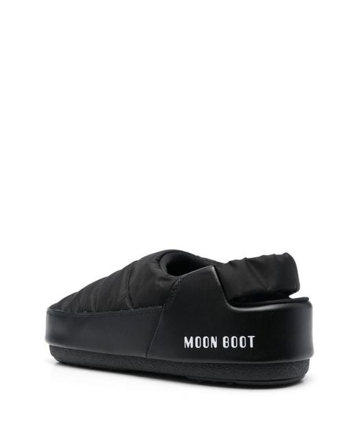 Moon Boot Black Evolution Mules