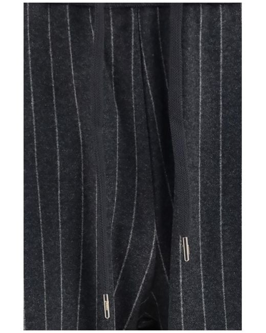 Herno Blue Drawstring Trousers for men