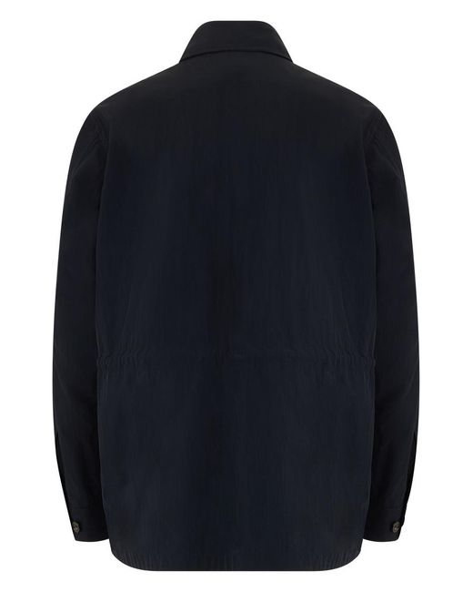Burberry Blue Technical Jacket for men