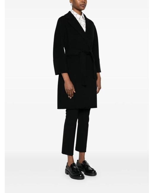 Max Mara Black Cappotto