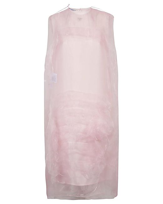 Prada Pink Voile Tec Mini Dress