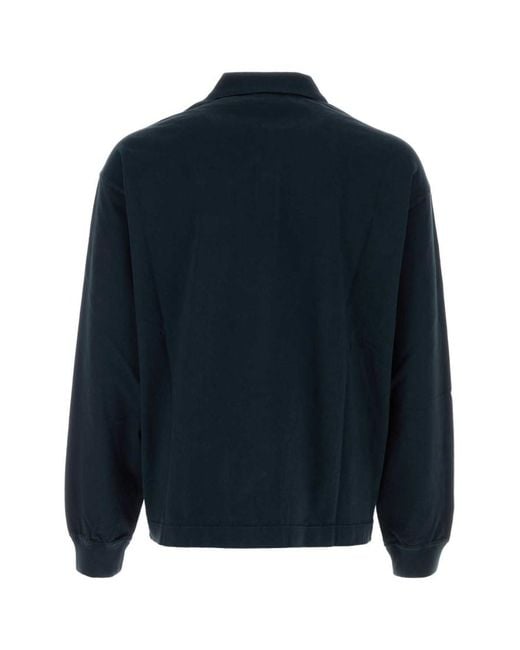 Prada Blue Dark Logo Polo for men