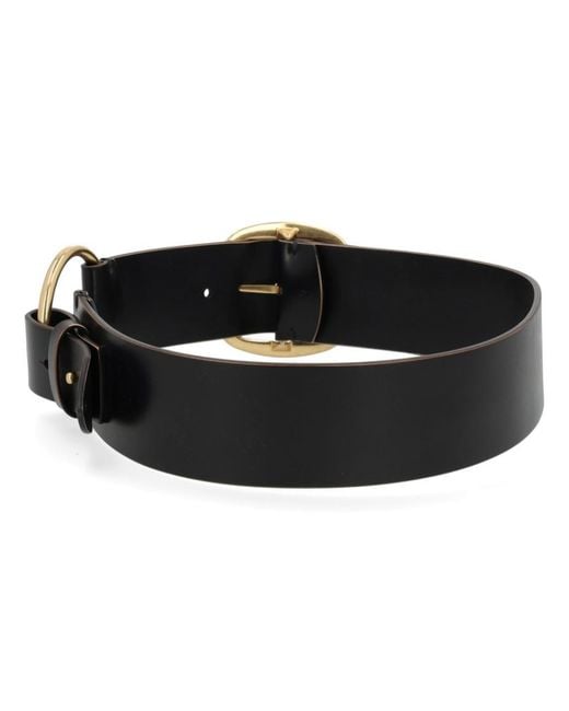 Chloé Black Solid Buckle Belt