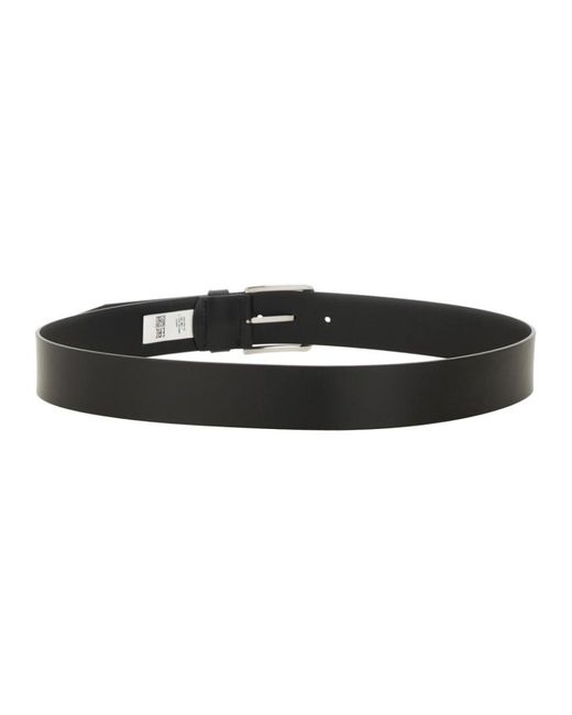 Boss Black Solid Buckle Belt for men