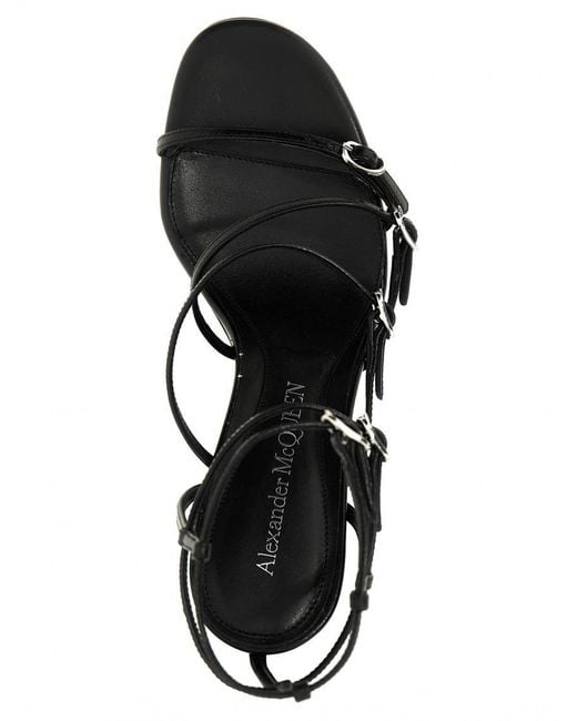 McQueen Black Sandals