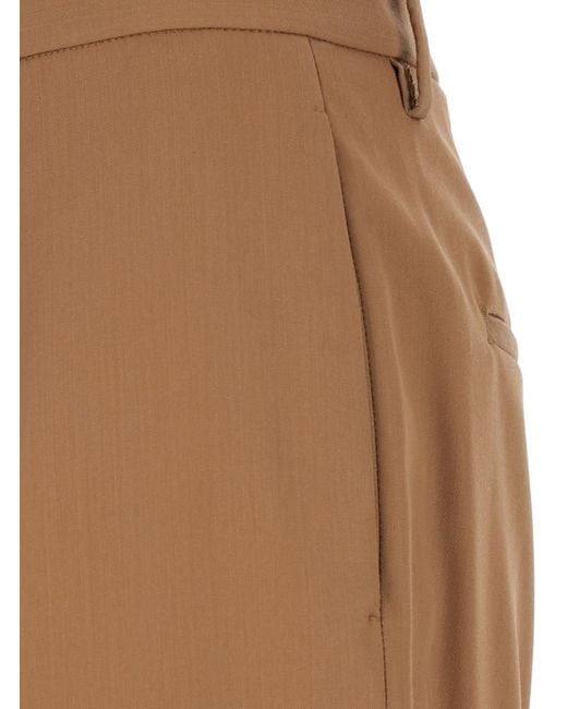 Lardini Natural Regular Pleated Pants for men
