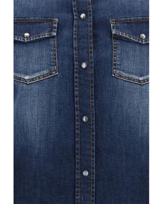 Jacob Cohen Blue Regular Solid Shirt
