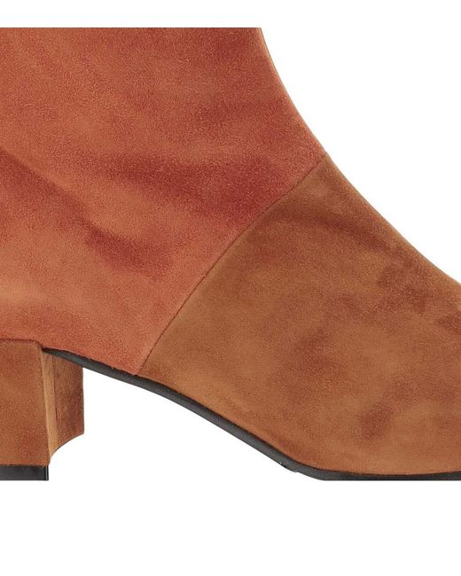 CAREL PARIS Brown Patchwork Boots
