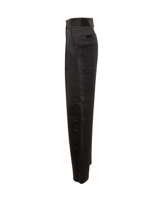 IRO Black Relaxed Pleated Pants