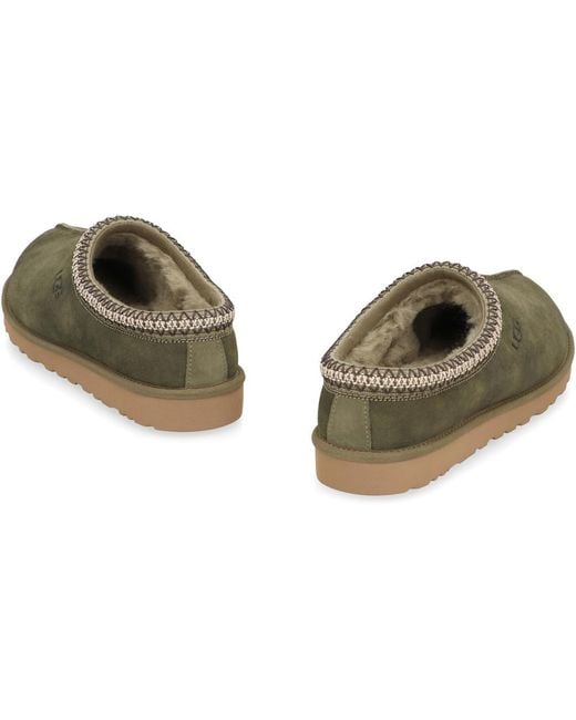 Ugg Green Sabot Tasman Baxter Leather Slippers for men