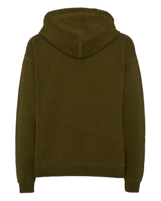 DSquared² Green Solid Relaxed Hoodie for men