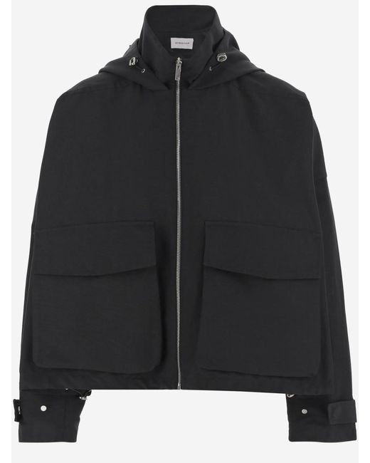ARMARIUM Black High Collar Cotton Jacket