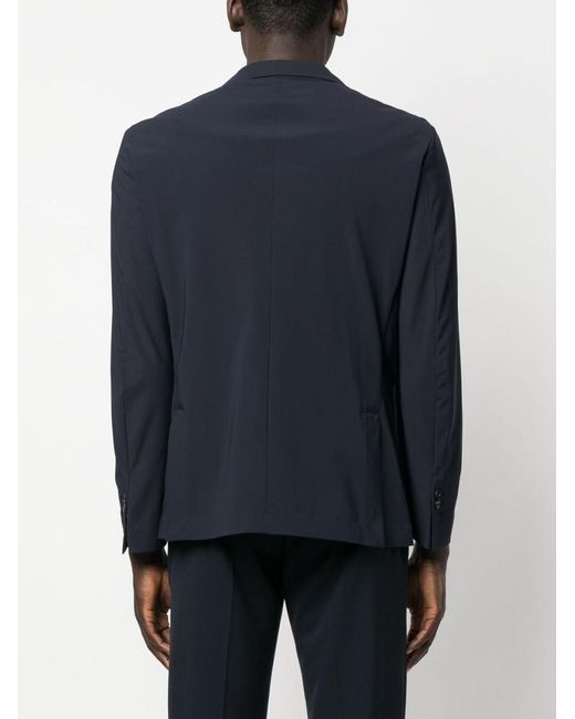 Pmds Blue Single Breasted Blazer for men