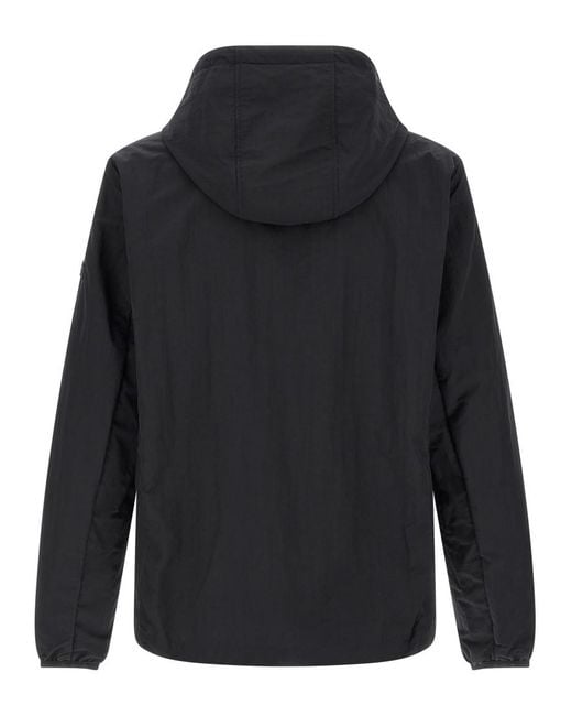 Tatras Black Solid Hood Jacket for men