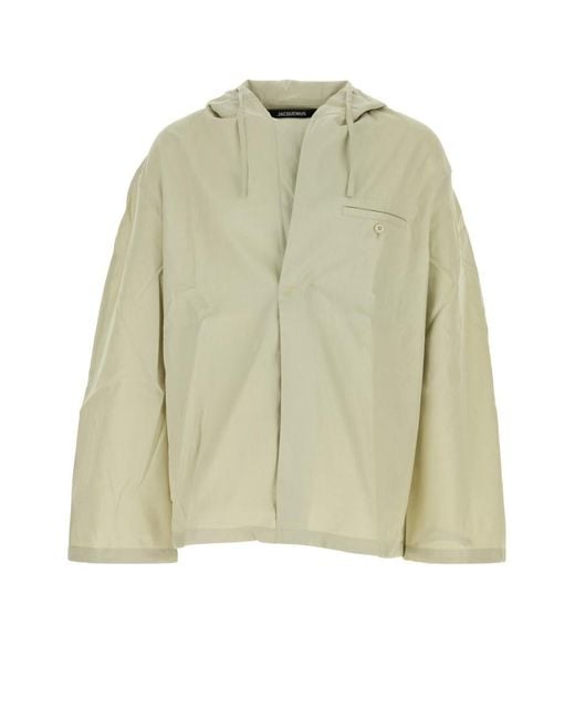 Jacquemus Natural Logo Hooded Jacket for men