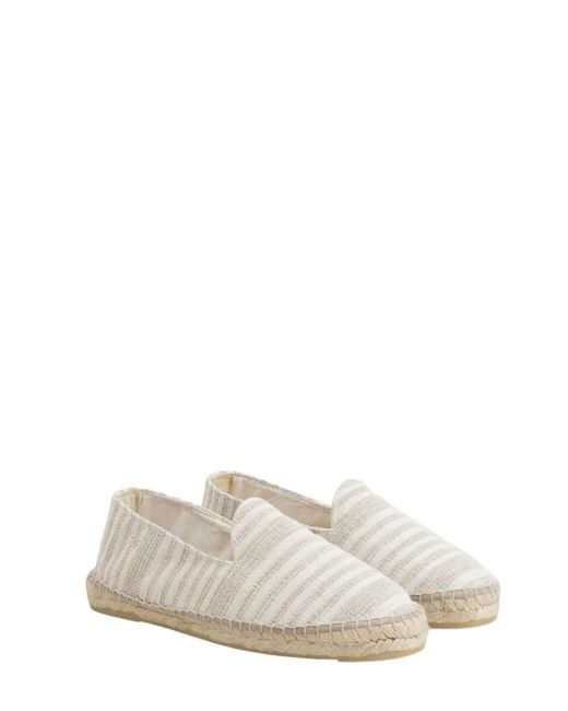 Manebí White Cotton Espadrilles for men