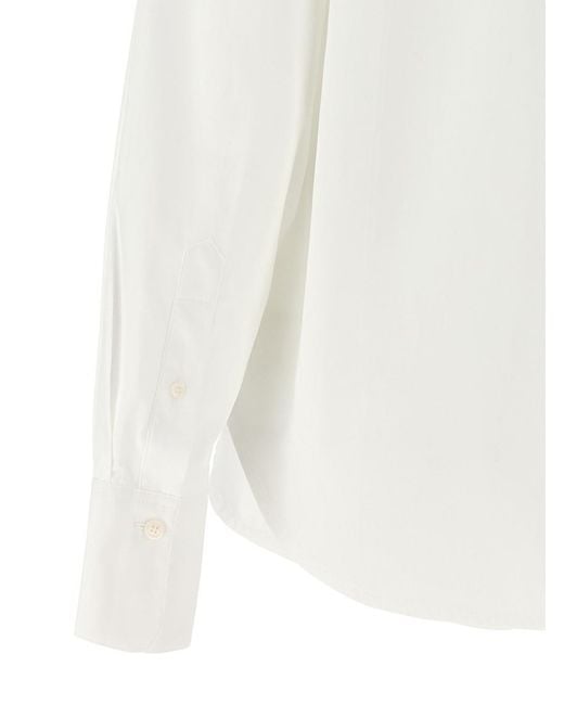 Victoria Beckham White Regular Solid Shirt