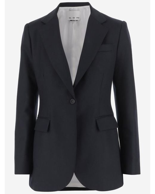 Sa Su Phi Black Wool Jacket