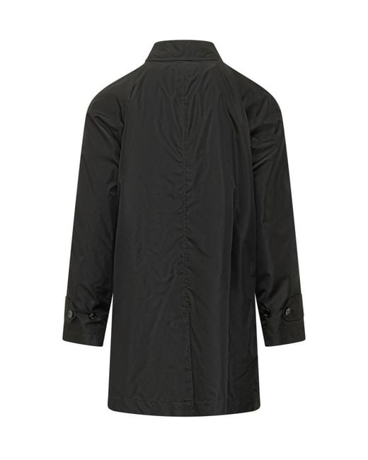 Burberry Black Polyamide Car Coat for men