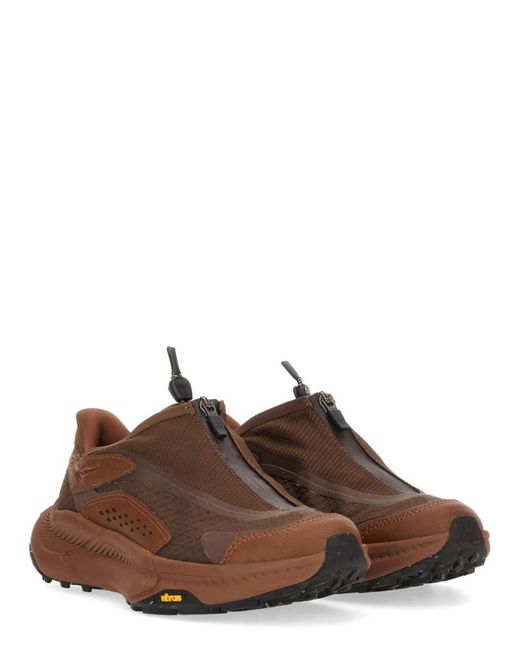 Hoka One One Brown Solid Sneakers for men