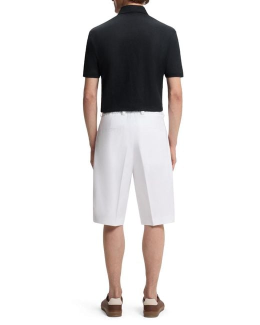 Boss Black Solid Shirt Collar Polo for men