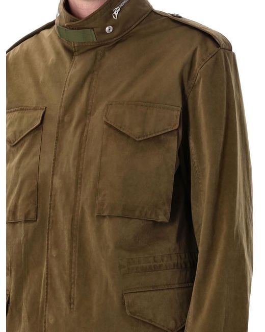 C P Company Green Field Jacket for men