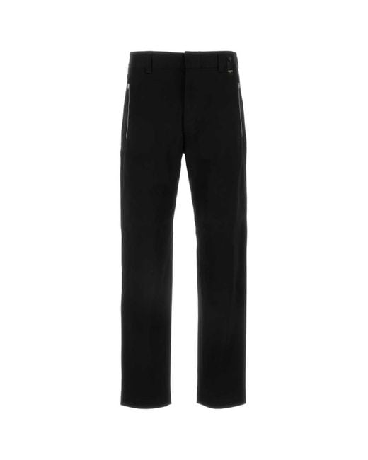 Fendi Black Pants With Logo for men