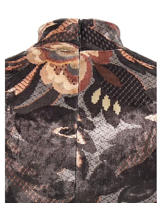 Etro Multicolor 'Paisley' Chenille Top