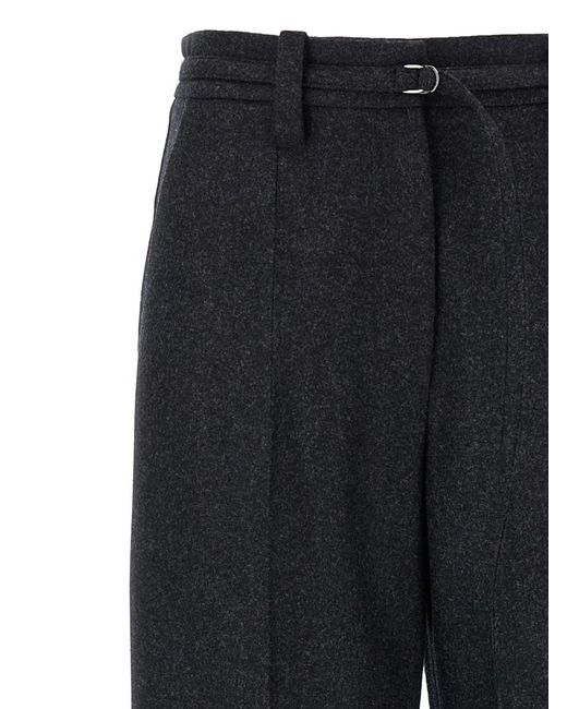 Brunello Cucinelli Blue 'Straight Crop' Pants