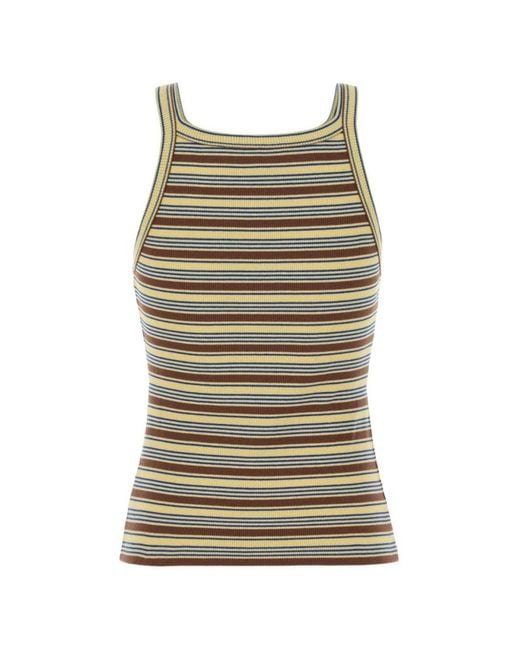 Fendi Natural Stripes Top